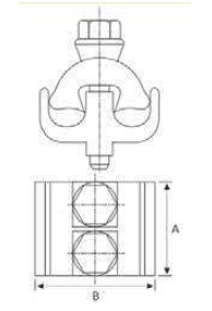 CONECTOR MECÁNICO EN DERIVACIÓN 2 VÍAS
